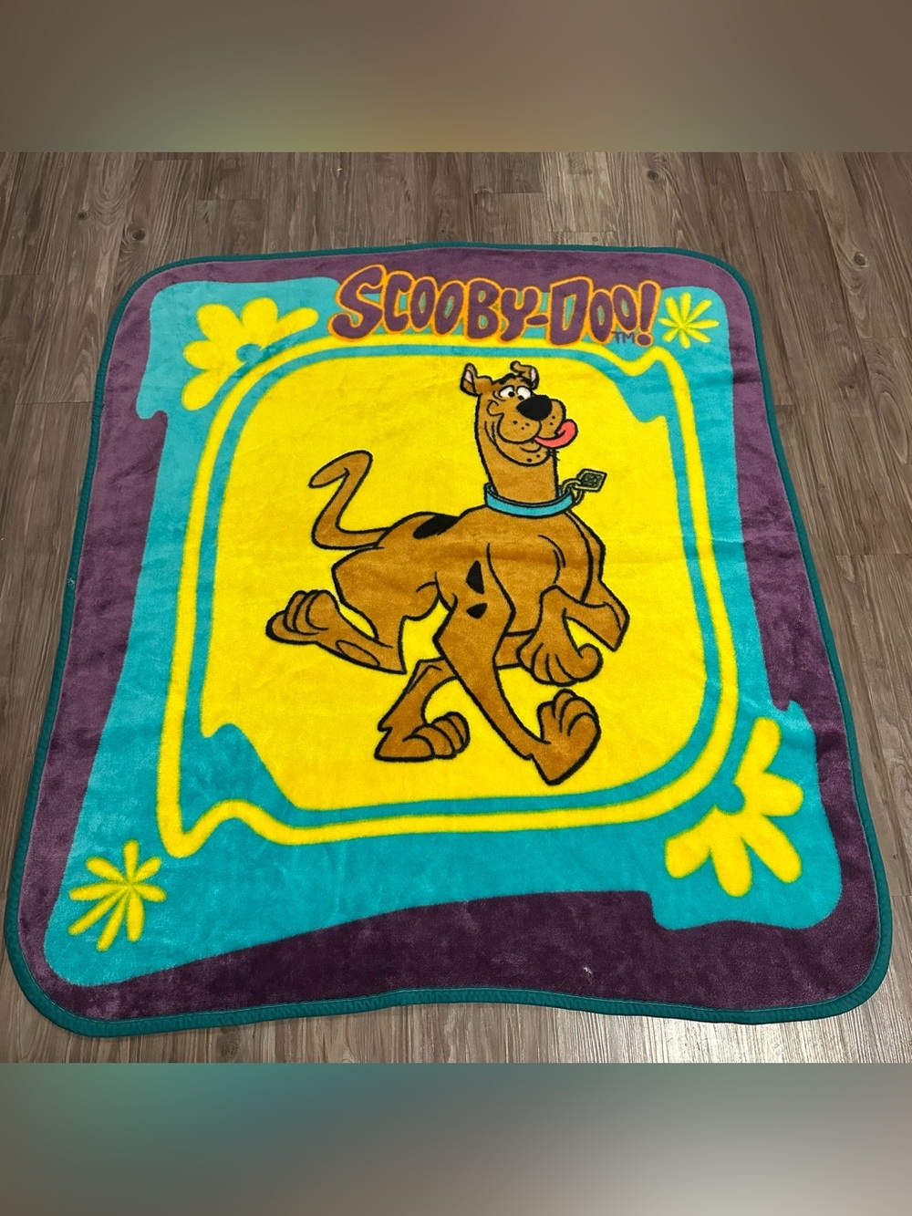 Vintage 2000 Scooby Doo Throw Blanket